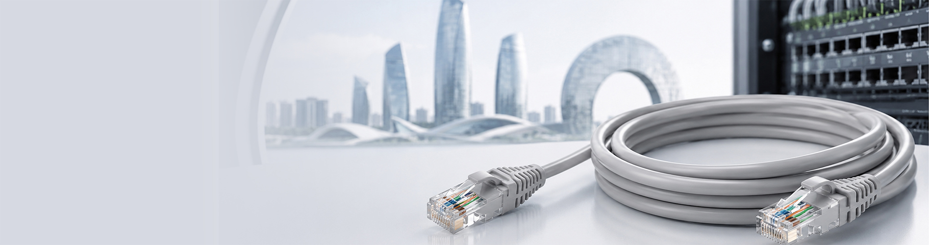 U/UTP Cat6 PVC 24AWG Patch cord / DS-1NP6UEC0 grey 5m