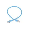 Patch cable CAT.6A S/FTP 0.5m, blue