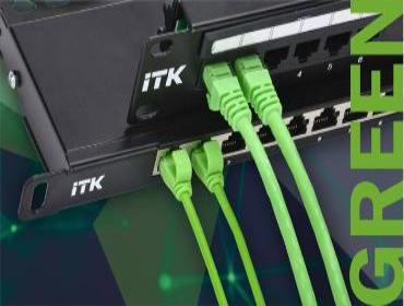Коммутационные шнуры GREEN ITK для проектных решений СКС