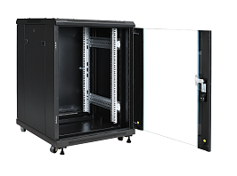 Pulsar Floor Rack Cabinet 18U 600x600 model: PFC05-18U66-G