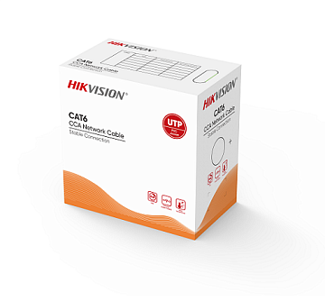 CAT6 UTP Şəbəkə Kabeli 23AWG / DS-1LN6U-W/CCA ağ 305m