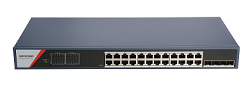 24 Portlu Gigabit Smart POE Switch / DS-3E1528P-SI-24P4F(370W)