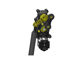 Boom barrier mechanism 